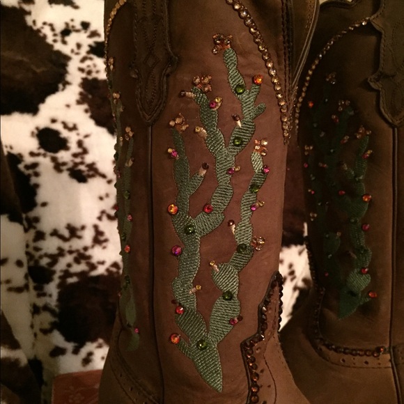 Justin Ladies Western boots - Picture 7 of 8